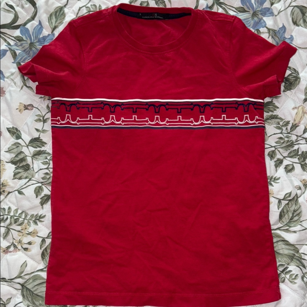 Red Graphic kids Carolina Herrera  tshirt